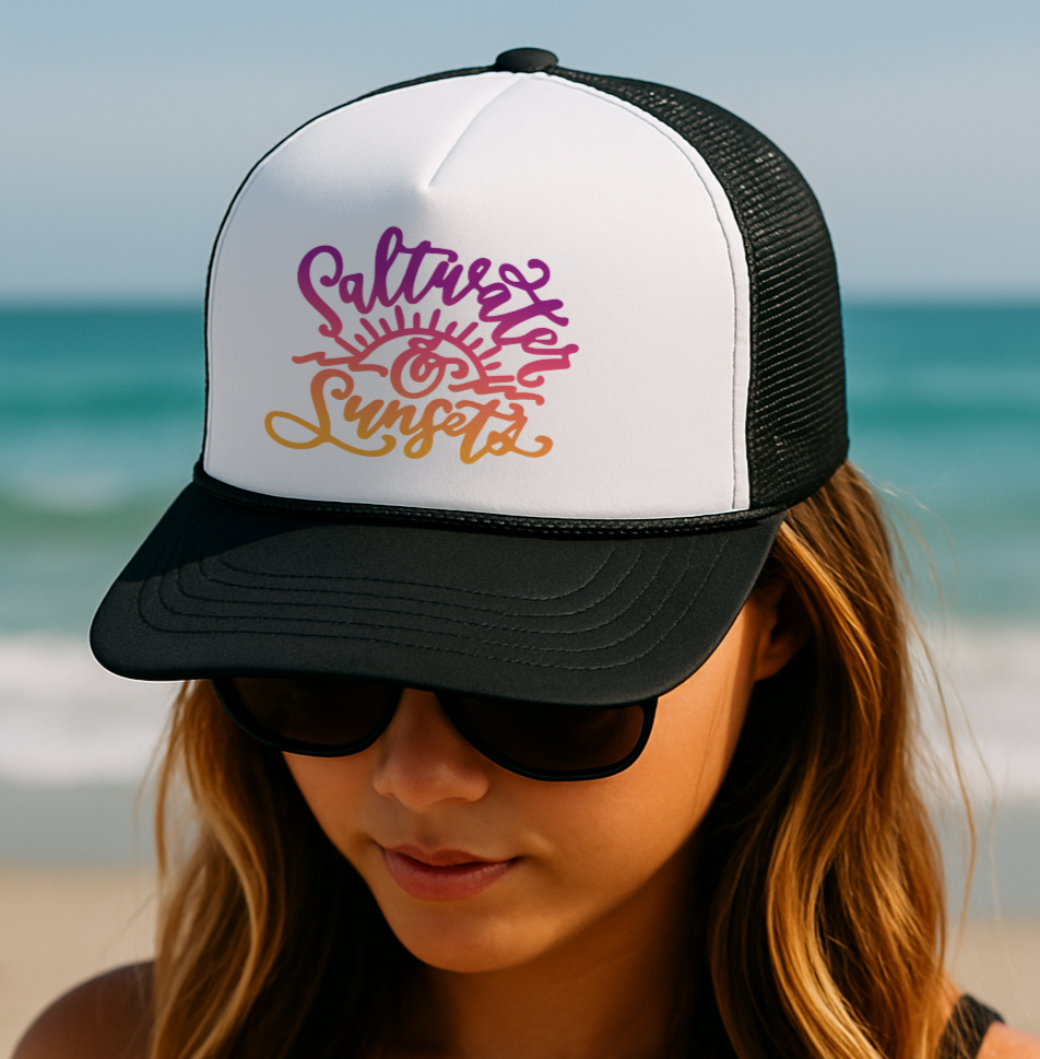 Saltwater & Sunsets Trucker Hat