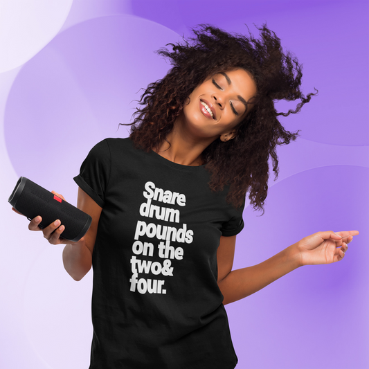 Snare Drum Pounds On The Two & Four T-Shirt