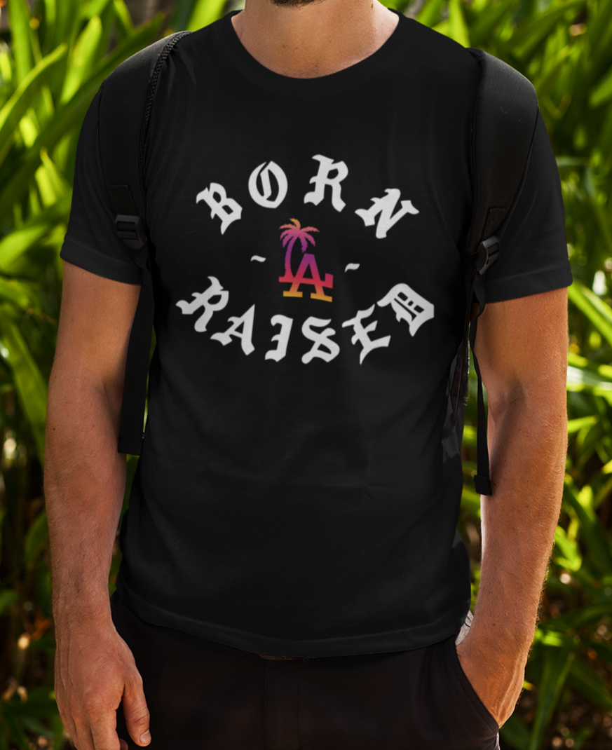 LA Born & Raised - Sunset Colors - T-Shirt