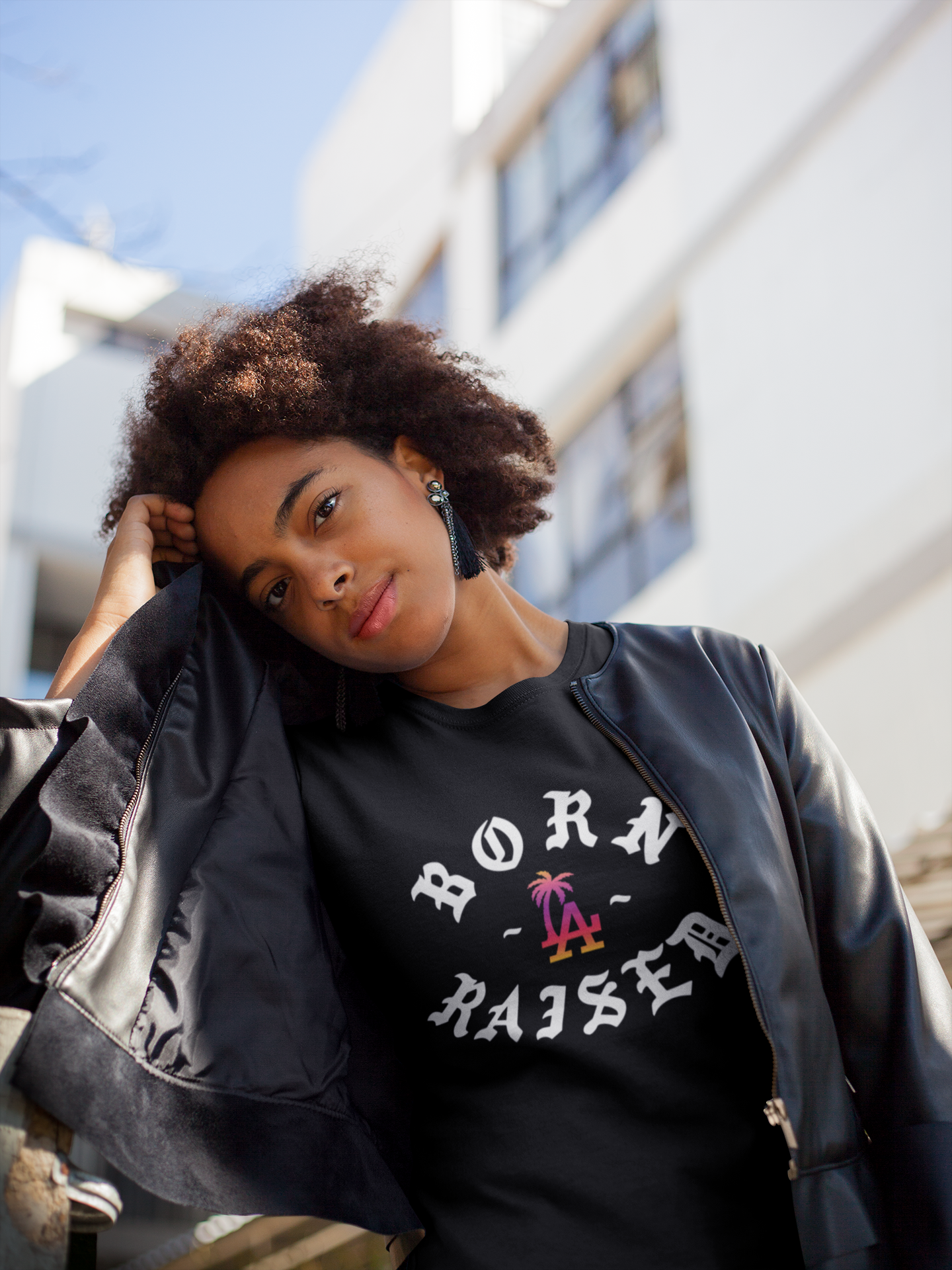 LA Born & Raised - Sunset Colors - T-Shirt
