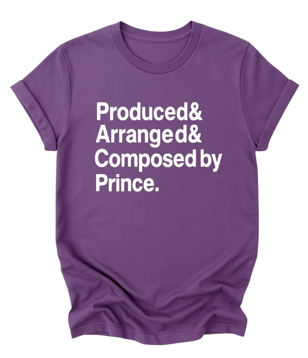 Produced& Arranged& Composed by Prince