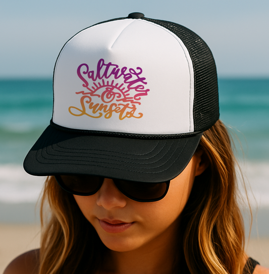 Saltwater & Sunsets Trucker Hat
