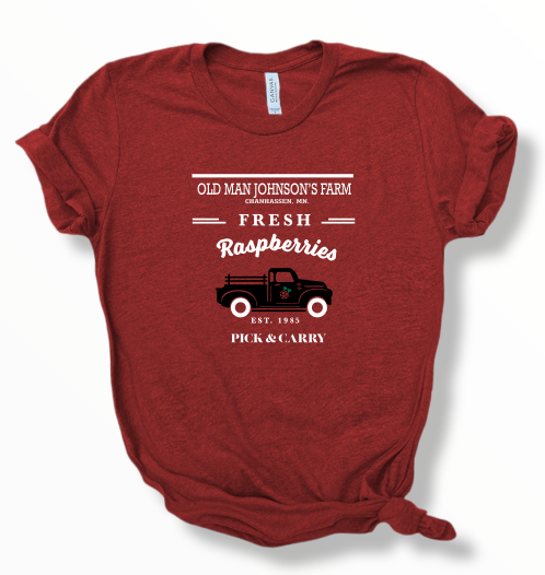 Old Man Johnson's Raspberry Farm T-Shirt
